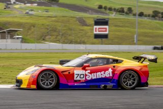 #70 Callaway Corvette Z06R GT3 of Mirco Schultis, MISHUMOTORS, GT America, SRO3, SRO America, Sonoma Raceway, Sonoma, CA, March 2025.
 | Brian Cleary/SRO