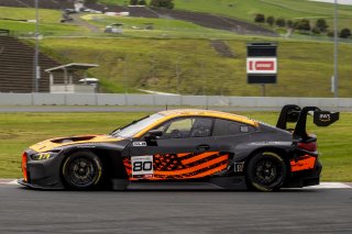 SRO America, Sonoma Raceway, Sonoma, CA, March #80  BMW M4 GT4 (G82) EVO of Elias Sabo, Flying Lizards Motorsports, GT America, SRO3, 2025.
 | Brian Cleary/SRO