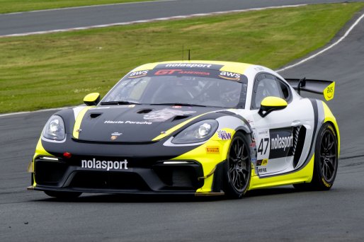 #47 Porsche 718 Cayman GT4 RS Clubsport of Matt Travis, NOLASPORT, GT America, GT4, SRO America, Sonoma Raceway, Sonoma, CA, March 2025.
 | Brian Cleary/SRO