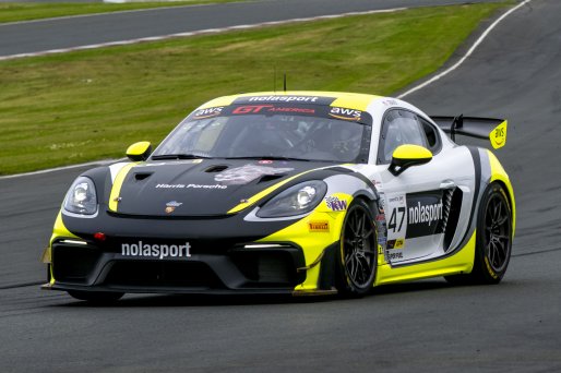#47 Porsche 718 Cayman GT4 RS Clubsport of Matt Travis, NOLASPORT, GT America, GT4, SRO America, Sonoma Raceway, Sonoma, CA, March 2025.
 | Brian Cleary/SRO