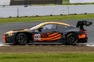 #80  BMW M4 GT4 (G82) EVO of Elias Sabo, Flying Lizards Motorsports, GT America, SRO3, SRO America, Sonoma Raceway, Sonoma, CA, March 2025.
 | Brian Cleary/SRO