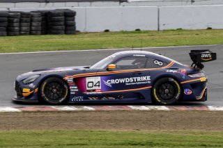 #04 Mercedes-AMG GT3 of  George Kurtz, Crowdstrike by Riley, GT America, SRO  3, SRO America, Sonoma Raceway, Sonoma, CA, March 2025.
 | Brian Cleary/SRO