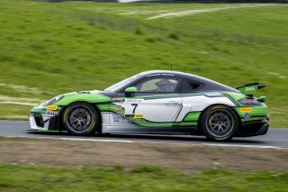 #7 Porsche 718 Cayman GT4 RS Clubsport of Curt Swearingin, ACI Motorsports, GT America, GT4, SRO America, Sonoma Raceway, Sonoma, CA, March 2025.
 | Brian Cleary/SRO