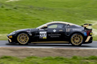 #007 Aston Martin Vantage AMR GT4 of Ted Savage, ProCompetition, GT America, GT4, SRO America, Sonoma Raceway, Sonoma, CA, March 2025.
 | Brian Cleary/SRO