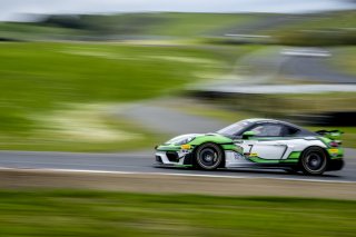 #7 Porsche 718 Cayman GT4 RS Clubsport of Curt Swearingin, ACI Motorsports, GT America, GT4, SRO America, Sonoma Raceway, Sonoma, CA, March 2025.
 | Brian Cleary/SRO