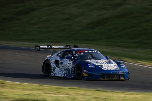 #017 Porsche 911 GT3-R (992) of Michael Clark, Kellymoss, GT America, SRO3, SRO America, Sonoma Raceway, Sonoma, CA, Mar 27 - 29, 2026
 | Fred Hardy | www.echoandorigin.studio &copy;2026