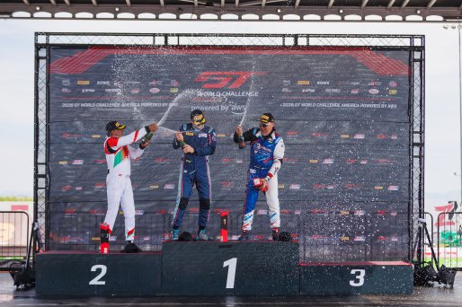 #89 Ginetta GTP8 of David Lecko, RacingSupport, GT America, Cup, SRO America, Sonoma Raceway, Sonoma, CA, Mar 27 - 29, 2026, #3 Ferrari 488 Challenge EVO of Yousuf Nabi, Gotham Motorsports, #610 BMW M4 GT4 (G82) of Craig Lumsden, Flying Lizard Motorsports | Andrew Miterko Photography LLC &copy;2026