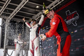 #56 Audi R8 LMS GT3 EVOII of Memo Gidley, SKI AUTOSPORTS, GT America, SRO3, SRO America, Circuit of The Americas, Austin, TX, Apr 24 - 26, 2026, #04 Ferrari 296 GT3 EVO of Tony Davis, HP-TECH Motorsport, #50 Chevrolet Corvette Z06 GT3.R of Ross Chouest, C | Andrew Miterko Photography LLC 2026