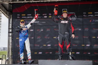 #83 Porsche 718 Cayman GT4 RS Clubsport of Jozsef Petkes, RCX Motorsport, GT America, GT4, SRO America, Circuit of The Americas, Austin, TX, Apr 24 - 26, 2026, #610 BMW M4 GT4 (G82) EVO of Craig Lumsden, Flying Lizard Motorsports
 | Andrew Miterko Photography LLC 2026