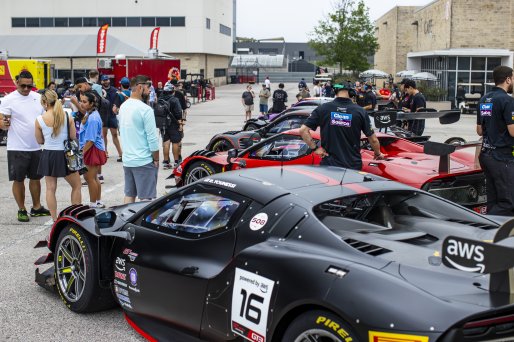 PreGrid Race 2, #16 Ferrari 296 GT3 of Rodin Younessi, AF Corse USA, GT America, SRO3, SRO America, Circuit of The Americas, Austin, TX, Apr 24 - 26, 2026
 | Andrew Miterko Photography LLC &copy;2026