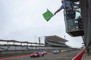 GT America Race 2 Start, #56 Audi R8 LMS GT3 EVOII of Memo Gidley, SKI AUTOSPORTS, GT America, SRO3, SRO America, Circuit of The Americas, Austin, TX, Apr 24 - 26, 2026
 | Andrew Miterko Photography LLC &copy;2026