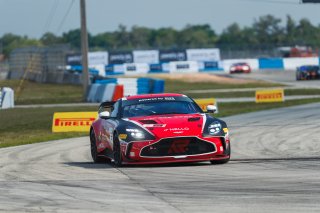 #02 Aston Martin Vantage AMR GT4 EVO of Jason Bell, Racers Edge Motorsports, GT America, GT4, SRO America, Sebring International Raceway, Sebring, FL, May 7 - 10, 2026
 | Andrew Miterko Photography LLC &copy;2026