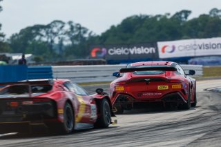 #02 Aston Martin Vantage AMR GT4 EVO of Jason Bell, Racers Edge Motorsports, GT America, GT4, SRO America, Sebring International Raceway, Sebring, FL, May 7 - 10, 2026
 | Andrew Miterko Photography LLC &copy;2026