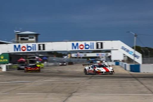 #04 Ferrari 296 GT3 EVO of Tony Davis, HP-TECH Motorsport, GT America, SRO3, SRO America, Sebring International Raceway, Sebring, FL, May 7 - 10, 2026
 | Andrew Miterko Photography LLC &copy;2026