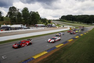 Race Start, #56 Audi R8 LMS GT3 EVOII of Memo Gidley, SKI AUTOSPORTS, GT America, SRO3, SRO America, Road Atlanta, Braselton, GA, June 12 - 14, 2026, #04 Ferrari 296 GT3 EVO of Tony Davis, HP-TECH Motorsport
 | Andrew Miterko Photography LLC &copy;2026