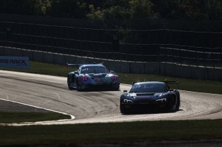 #56 Audi R8 LMS GT3 EVOII of Memo Gidley, SKI AUTOSPORTS, GT America, SRO3, #32 Porsche 911 GT3-R (992) EVO of Kyle Washington, GMG Racing, SRO America, Road America, Elkhart Lake, WI, Aug 27 - 30, 2026
 | Andrew Miterko Photography LLC &copy;2026