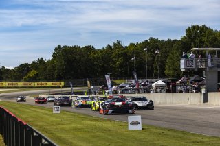 Race 1 Start, #19 Porsche 911 GT3-R (992) of Joel Cortes, RS1, GT America, SRO3, SRO America, Barber Motorsport Park, Leeds, AL, Sept 24 - 27, 2026
 | Andrew Miterko Photography LLC &copy;2026