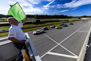 Race Start, #04 Ferrari 296 GT3 of Tony Davis, HP-TECH Motorsport, GT America, SRO3, SRO America, Barber Motorsport Park, Leeds, AL, Sept 24 - 27, 2026
 | Andrew Miterko Photography LLC &copy;2026
