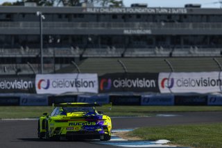 #45 Porsche 911 GT3-R (992) EVO of Scott Blind, Ruckus Racing, GT America, SRO3, SRO America, Indianapolis 8 Hour, Indianapolis Motor Speedway, Speedway, IN, Oct 7 - 11, 2026
 | Andrew Miterko Photography LLC &copy;2026
