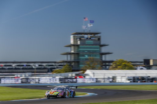 #32 Porsche 911 GT3-R (992) EVO of Kyle Washington, GMG Racing, GT America, SRO3, SRO America, Indianapolis 8 Hour, Indianapolis Motor Speedway, Speedway, IN, Oct 7 - 11, 2026
 | Andrew Miterko Photography LLC &copy;2026