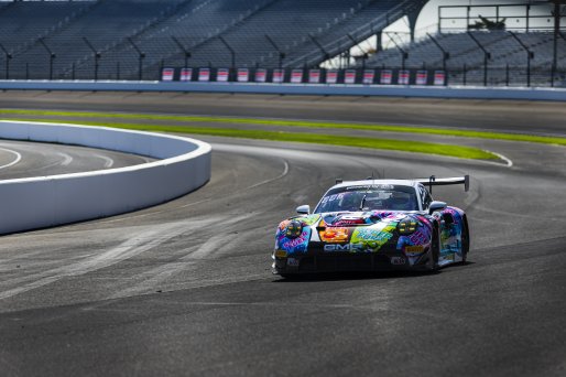 #32 Porsche 911 GT3-R (992) EVO of Kyle Washington, GMG Racing, GT America, SRO3, SRO America, Indianapolis 8 Hour, Indianapolis Motor Speedway, Speedway, IN, Oct 7 - 11, 2026
 | Andrew Miterko Photography LLC &copy;2026