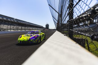 #45 Porsche 911 GT3-R (992) EVO of Scott Blind, Ruckus Racing, GT America, SRO3, SRO America, Indianapolis 8 Hour, Indianapolis Motor Speedway, Speedway, IN, Oct 7 - 11, 2026
 | Andrew Miterko Photography LLC &copy;2026