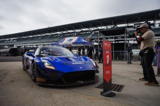 #100 Maserati MC20 GT2 of Peter Dempsey, Risi Competizione, GT America, SRO3, SRO America, Indianapolis 8 Hour, Indianapolis Motor Speedway, Speedway, IN, Oct 7 - 11, 2026
 | Andrew Miterko Photography LLC &copy;2026