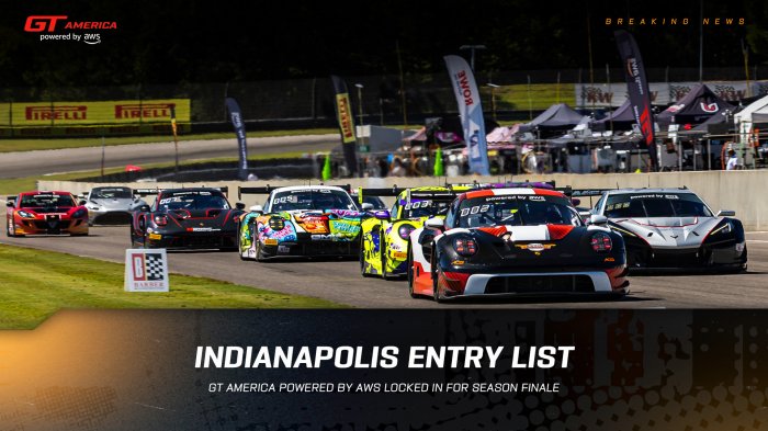GT America Takes on the Yard of Bricks for Season Finale Event at Indianapolis