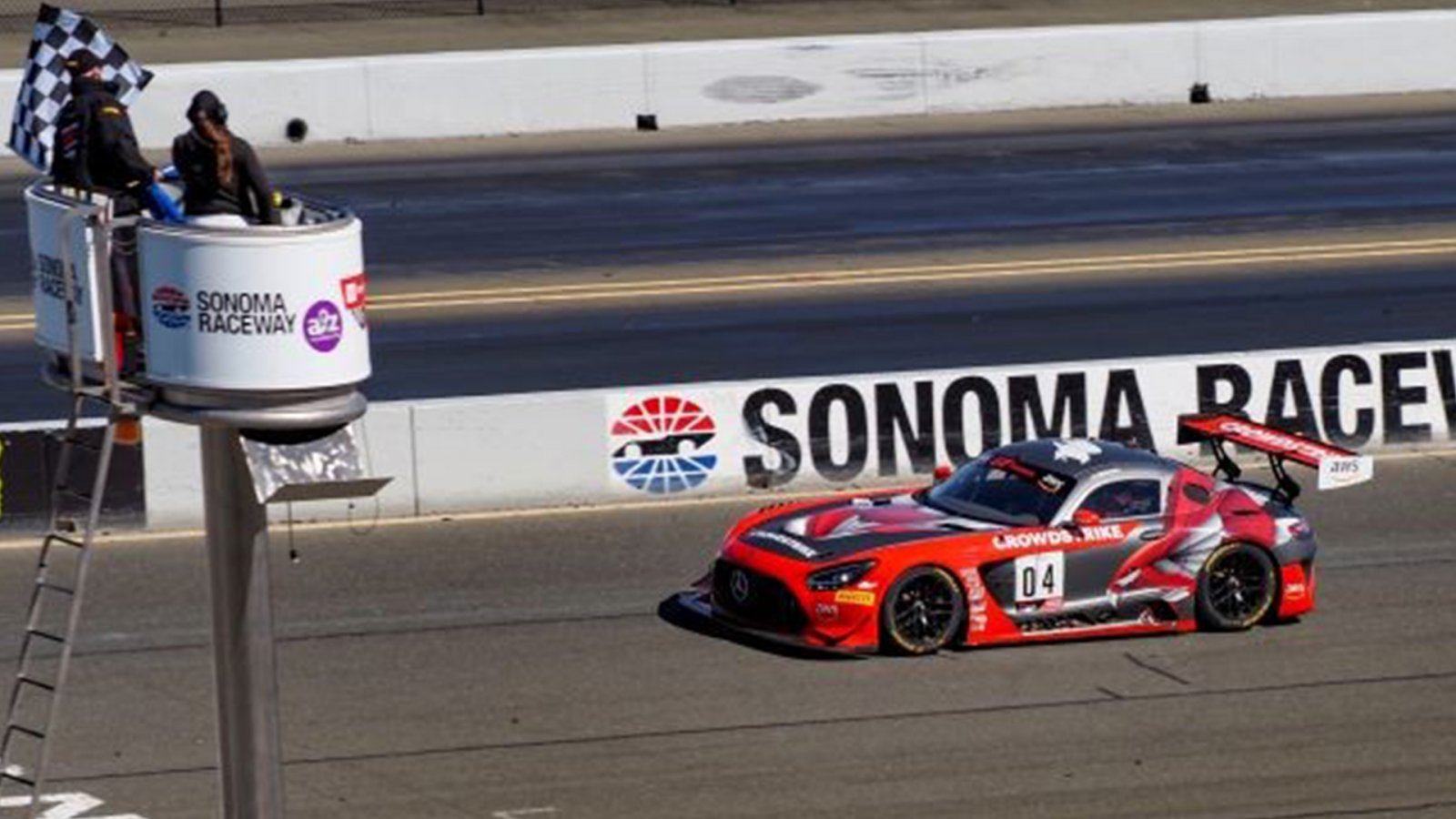 George Kurtz Wins Inaugural SRO GT America Powered by AWS Race at Sonoma Raceway in No. 04 DXDT Racing Mercedes-AMG GT3