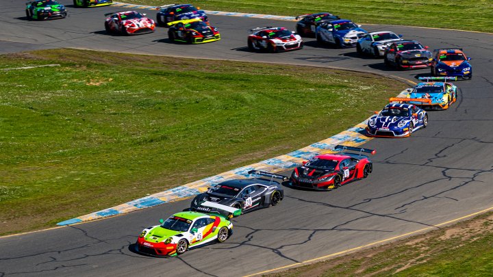 Porsche Customer Teams Score Multiple Victories in SRO America at Sonoma