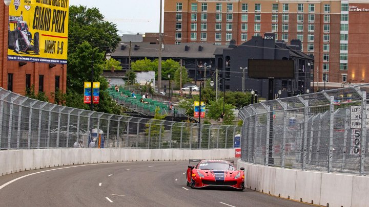 Scuderia Corsa, Ferrari on Top of Second GT America Practice in Nashville