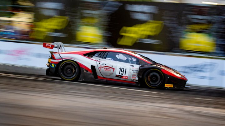 Jeff Burton, Rearden Racing Go Two-for-Two in Nashville Streets Last Weekend in Lamborghini Huracan GT3 Car in GT America Action