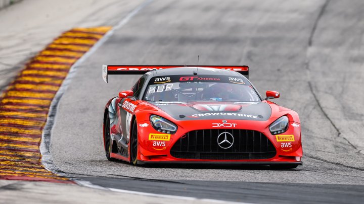 Kurtz, Mercedes-AMG Fastest in First Practice of Road America Weekend
