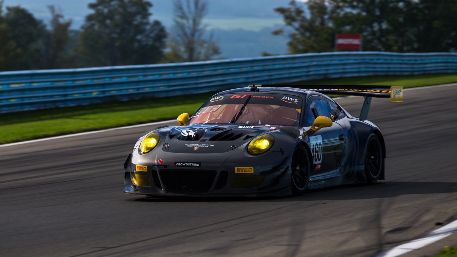 Wilzoch Flies the Lizard Porsche to Two GT America Podiums at Watkins Glen