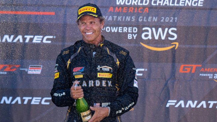 Jeff Burton Wins Overall in GT America Race Sunday at Watkins Glen In Burton Lumber/Rearden Racing Lamborghini GT3 Sports Car