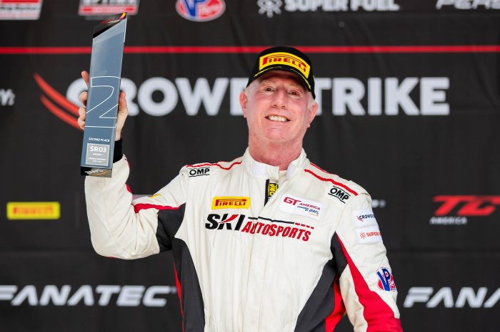 Johnny O’Connell and SKI Autosports Earn GT America Powered by AWS Race 2 Victory at Sonoma Raceway