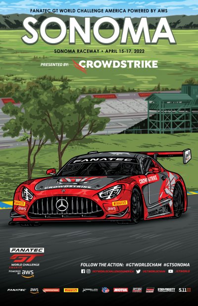 Sonoma Raceway poster